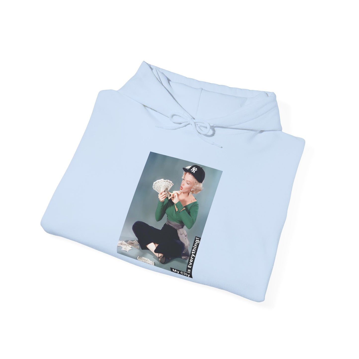 Marilyn Yankees Hoodie – Money Moves Streetwear by My City Is Everything