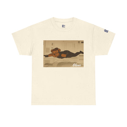 Oliver Outside Mission Impossible Parody Tee – Stealth Mode Bear