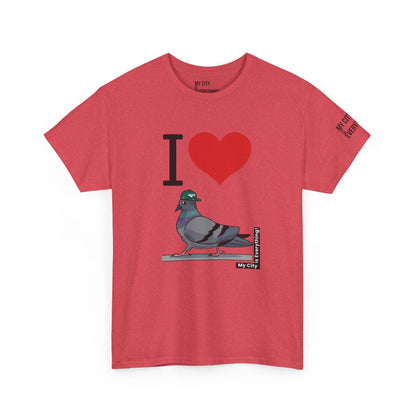 I ❤️ My City Pigeon Tee – Jets Street Bird Remix | My City Is Everything!