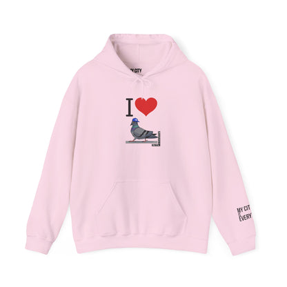 I Love My Giants Pigeon Hoodie – Streetwise Urban Drop by My City Is Everything!