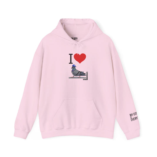 I Love My Giants Pigeon Hoodie – Streetwise Urban Drop by My City Is Everything!