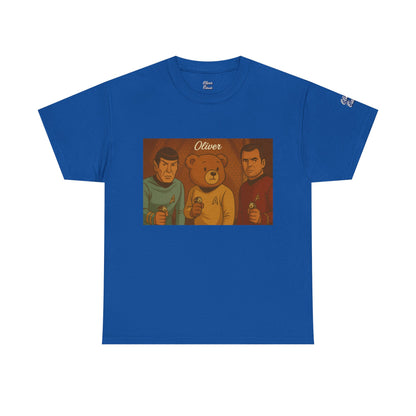 Oliver Outside Star Trek Parody Tee – Boldly Bear Where No One Has