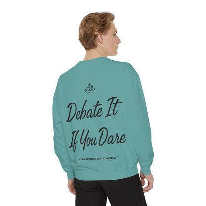 🥞/🧇Pancakes or Waffles? G.O.A.T. Talk Tees Debate Sweatshirt – Breakfast Battle Crewneck