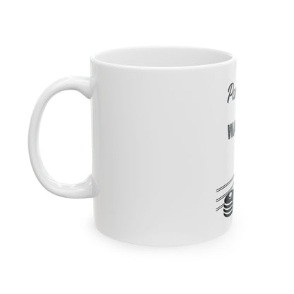 Pancakes or Waffles? Funny Debate Coffee Mug – G.O.A.T. Talk Tees Breakfast Series