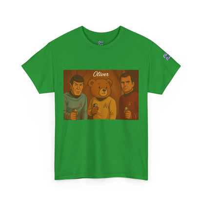 Oliver Outside Star Trek Parody Tee – Boldly Bear Where No One Has