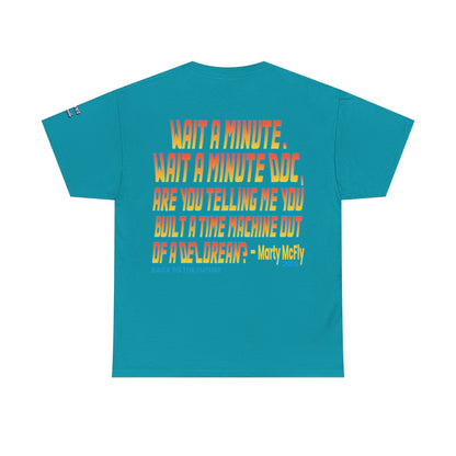 Oliver Outside Back to the Future Parody Tee – Retro Bear Style