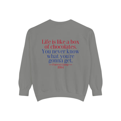 Oliver Outside Forrest Gump Parody Crewneck – Life is Bear-tiful