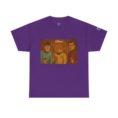 Oliver Outside Star Trek Parody Tee – Boldly Bear Where No One Has