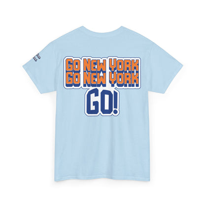Oliver Outside Knicks Fan Tee – Courtside Energy Bear Style