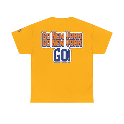 Oliver Outside Knicks Fan Tee – Courtside Energy Bear Style