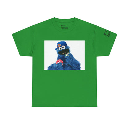 My City is Everything! NYC Cookie Monster Knicks Graphic T-Shirt – Streetwear Tee