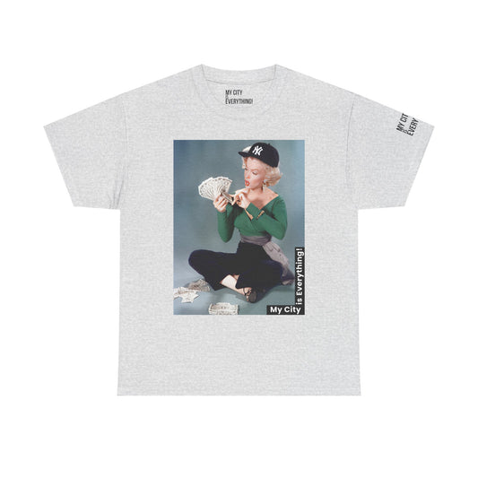Marilyn x Money x Yankees Tee – Vintage Icon Remix | My City Is Everything!