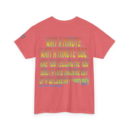 Oliver Outside Back to the Future Parody Tee – Retro Bear Style