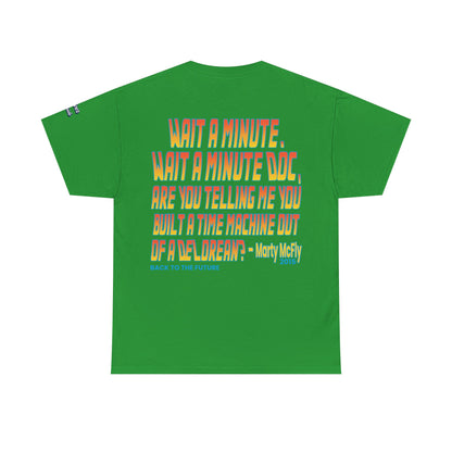Oliver Outside Back to the Future Parody Tee – Retro Bear Style