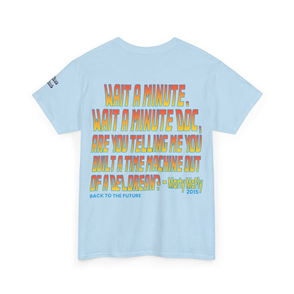 Oliver Outside Back to the Future Parody Tee – Retro Bear Style