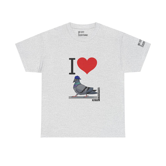 I ❤️ My City Pigeon Tee – Mets Blue Cap Edition | My City Is Everything!